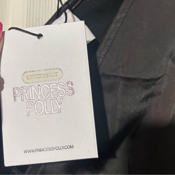 NWT princess Polly  Nellie Mini Dress Black - Picture 6 of 6